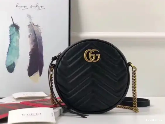 Firstbag ru Marmont GG bag Gucci mini round shoulder 0612